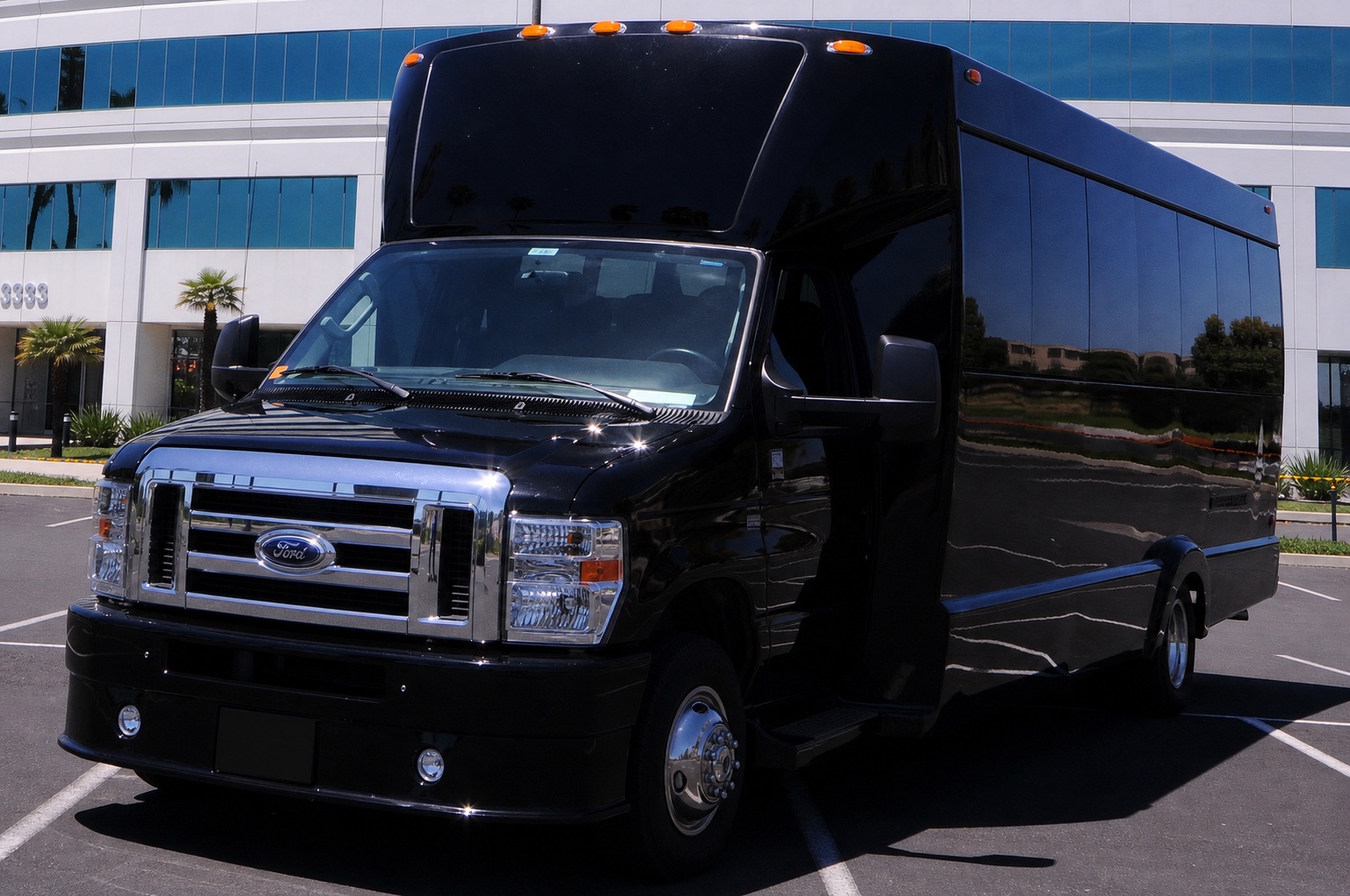 Mini bus exterior for group transportation